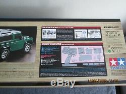 1/10th TAMIYA R/C LAND ROVER DEFENDER 90 4WD OFF ROAD see des (58657)