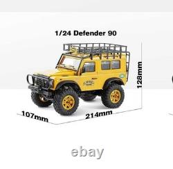 1/24 Scale Land Rover Defender Camel Trophy RC Car Off-Road 4WD Crawler