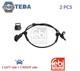 106674 Abs Wheel Speed Sensor Pair Rear Febi Bilstein 2pcs New Oe Replacement