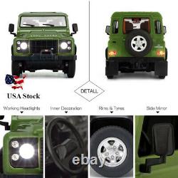 114 Green Land Rover Defender Model RC Off Road Jeep Kids Toy Model Car Gift