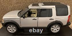 118 Land Rover Discovery 3 Off Road 4x4 Model Car 1/18 Silver Luxury