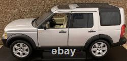 118 Land Rover Discovery 3 Off Road 4x4 Model Car 1/18 Silver Luxury