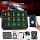 12V-24V 12 Gangs RGB Switch Panel APP LED On-Off Controller Relay System Kit