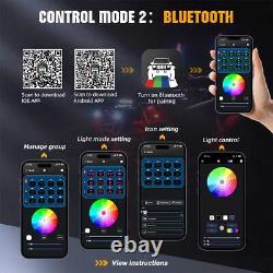 12V-24V 12 Gangs RGB Switch Panel APP LED On-Off Controller Relay System Kit