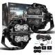 178W Glossy Black LED Driving Pod Lights For Off Road SUV White Amber DRL IP68
