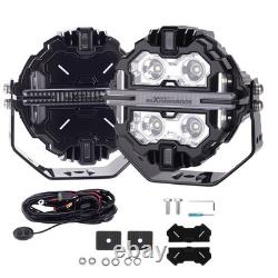 178W Glossy Black LED Driving Pod Lights For Off Road SUV White Amber DRL IP68