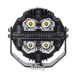 178W Glossy Black LED Driving Pod Lights For Off Road SUV White Amber DRL IP68