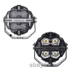 178W Glossy Black LED Driving Pod Lights For Off Road SUV White Amber DRL IP68