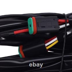 178W Glossy Black LED Driving Pod Lights For Off Road SUV White Amber DRL IP68