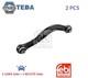 183112 Left Right Wishbone Set Rear Upper Febi Bilstein 2pcs New
