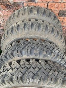2 x Lassa 16 Tyres 2 x Camac 7 16 Tyres Wheels off road Land Rover military