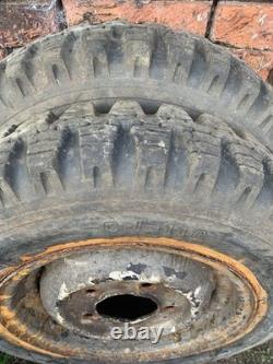 2 x Lassa 16 Tyres 2 x Camac 7 16 Tyres Wheels off road Land Rover military