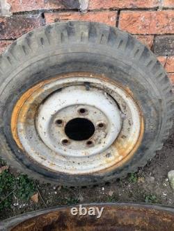 2 x Lassa 16 Tyres 2 x Camac 7 16 Tyres Wheels off road Land Rover military