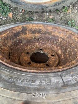 2 x Lassa 16 Tyres 2 x Camac 7 16 Tyres Wheels off road Land Rover military