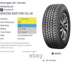 20 Recon Off-road Alloys With All Terrain Tyres For Land Rover Defender 90 110