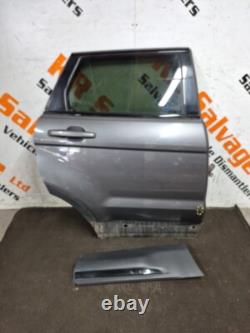 2011-2019 Range Rover Evoque L538 Rear Door Driver Off Right Side Grey