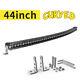 202632384450 Inch Single Row Slim Curved LED Light Bar 4WD Offroad Truck