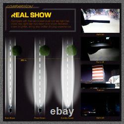 20X 12INCH 6D LED Work Light Bar Flood Spot Combo Beam Offroad Car Work Lamp