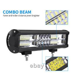 20X 12INCH 6D LED Work Light Bar Flood Spot Combo Beam Offroad Car Work Lamp