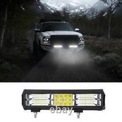 20X 12INCH 6D LED Work Light Bar Flood Spot Combo Beam Offroad Car Work Lamp