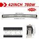 22324252 Led Work Light Bar 3-Rows Spot Flood For Offroad Driving 4x4 Truck