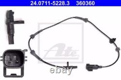 240711-52283 Abs Wheel Speed Sensor Pair Rear Ate 2pcs New Oe Replacement