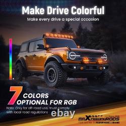 3.5 160W LED Pod Lights For Off Road Driving Spot Beam RGB DRL White Amber IP68