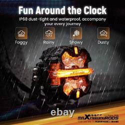 3.5 160W LED Pod Lights For Off Road Driving Spot Beam RGB DRL White Amber IP68