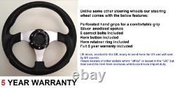 300mm Steering Wheel & Boss Kit For Land Rover Honda 29 Spline Quick Release