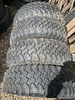 4 X BF Goodrich Mud Terrain Tyres 235 70 16 LAND ROVER OFF ROAD All Terrain