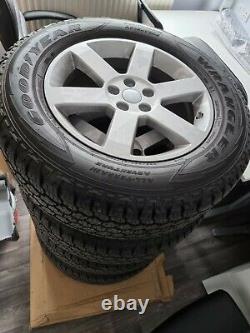 4 x GENIUNE DEFENDER 2021 L664 ALLOYS WHEELS WITH OFF ROAD TYRES LAND ROVER