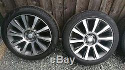 4 x Genuine Range Rover 21 Alloy Wheels DIAMOND TURNED Discovery 3 4 5 VOUGE