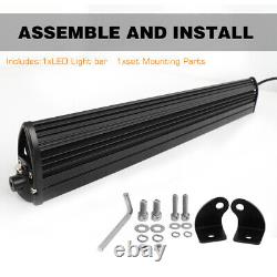 42 1200W LED Light Bar 2-Row Spot & Flood Combo Offroad For Land Rover Defender