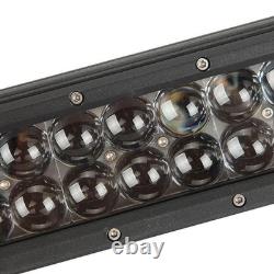 4D 13.5 72w LED Light Bar Combo IP68 Driving Light Alloy Off Road 4WD Boat