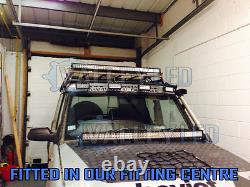 4D 13.5 72w LED Light Bar Combo IP68 Driving Light Alloy Off Road 4WD Boat