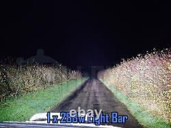4D 40 240w LED Light Bar Combo IP68 Driving Light Alloy Off Road 4WD Boat