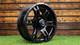 4X R15 5X114.3 Off-Road Style Black ET0 Wheels Fits For 4x4, Jeep Cheroke