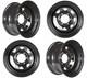4X WHEEL STEEL 4X4 16X8 5X120 ET+25 OFF ROAD SET for LAND ROVER DISCOVERY 2