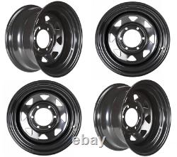 4X WHEEL STEEL 4X4 16X8 5X120 ET+25 OFF ROAD SET for LAND ROVER DISCOVERY 2