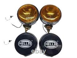 4X4 Spot Lights Lamps Large 5 Off-Road Waterproof 55w With Covers Yellow