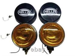 4X4 Spot Lights Lamps Large 5 Off-Road Waterproof 55w With Covers Yellow