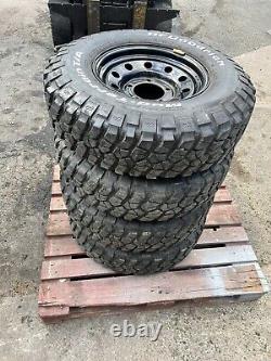 4XBF Goodrich Mud-Terrain KM2 235/85 R16 Off Road Tyres Land Rover Defender