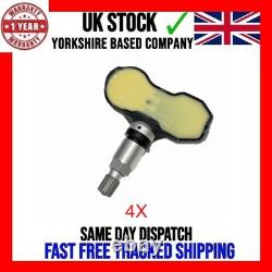 4x New Tpms Tyre Pressure Sensor Fits Audi A6 C6 Avant 2005-2008 4f0907275b
