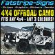 4x4 OFFROAD CAR CAMO GRAPHICS STICKERS DECALS CAMOUFLAGE to fit LAND ROVER
