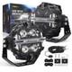 5 212W LED Driving Light Spot Beam RGB DRL For SUV 4X4 ATV Off Road Round IP68