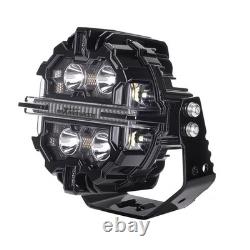 5 212W LED Driving Light Spot Beam RGB DRL For SUV 4X4 ATV Off Road Round IP68