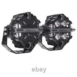 5 212W LED Driving Light Spot Beam RGB DRL For SUV 4X4 ATV Off Road Round IP68