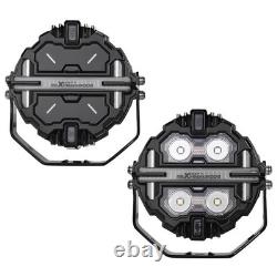 5 212W LED Driving Light Spot Beam RGB DRL For SUV 4X4 ATV Off Road Round IP68