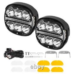 5 Inch Universal 60W LED Driving Light Off-Road Spot Flood White Amber IP67