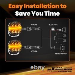 5 Inch Universal 60W LED Driving Light Off-Road Spot Flood White Amber IP67